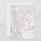 Hochzeit von tropischen weißen Orchideen Einladung (Rückseite)