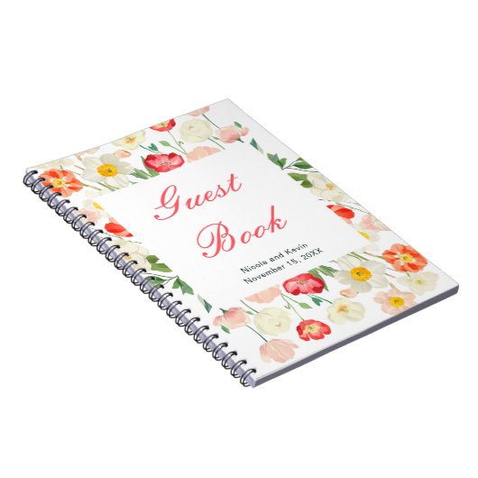 Hochzeit von Tulips und Daffodils Notizblock (Rechte Seite)