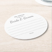 Hochzeit von Untersetzer (Angewinkelt)