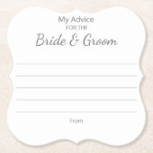 Hochzeit von Untersetzer (Vorderseite)