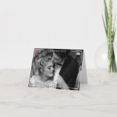 Hochzeit von Videokamera-Fotos Dankeskarte (Vorderseite)