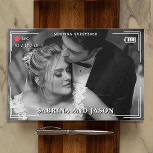 Hochzeit von Videokamera-Fotos Gästebuch