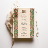 Hochzeit von Vintagen Künsten und Kunsthandwerk Einladung