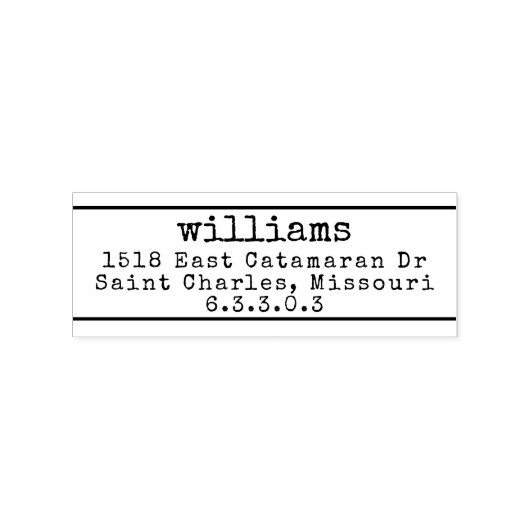 Hochzeit von Vintagen Schreibmaschinen-Schriftart Gummistempel (Prägung)