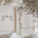 Hochzeit von Vintagen Viktorianischen Blumenzitate Folieneinladung<br><div class="desc">Vintage Viktorianische Hochzeitseinladungen in einem floralen, romantischen und skurrilen Design. Viktorianische Schnörkel ergänzen klassische Deko-Schriftart. Bitte geben Sie Ihre persönlichen Informationen ein, und Sie sind fertig. Wenn Sie das Design weiter ändern möchten, klicken Sie auf den blauen Button "Anpassen". Vielen Dank, dass Sie mein Design für Ihre Hochzeit in Betracht...</div>