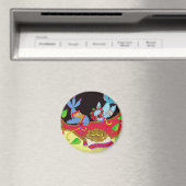 Hochzeit von Vögeln Ukrainische Volkskunst Magnet (In Situ (Geschirrspüler))