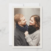 Hochzeit von Wappen-Western-Hufeisen-Monogramm Save The Date (Rückseite)