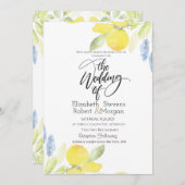 Hochzeit von Wasserfarben Einladung (Vorne/Hinten)