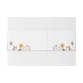 Hochzeit von Wasserfarben Einladungsbanderole (Rückseitenbeispiel)