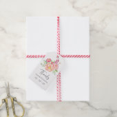 Hochzeit von Wasserfarben Geschenkanhänger (Mit Garn)