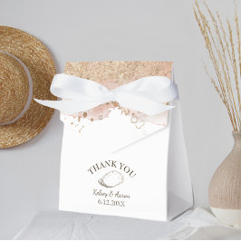 Hochzeit von Watercolor Oyster Pearl Beach Geschenkschachtel