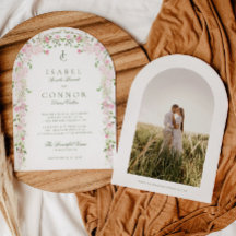 Hochzeit von weichrosa grünem Blumenstrauß