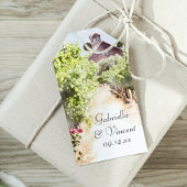Hochzeit von Weinbergen und Rotem Barn Geschenkanhänger