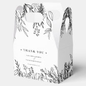 Hochzeit von Weiß und Schwarz Geschenkschachtel (Geöffnet)