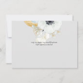 Hochzeit von weißer Goldblume (Rückseite)