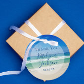 Hochzeit von Wellen aus dem tropischen Meer Geschenkanhänger