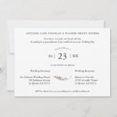 Hochzeit von White Trendy Branches - Feier 2 Fotos (Rückseite)