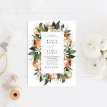 Hochzeit von Zitrusfrüchten Einladung<br><div class="desc">Hochzeitseinladung für Zitrusfrüchte</div>