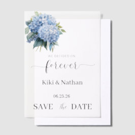 Hochzeit Vormerkdatum Vellum-Overlay Pergament Einladungen