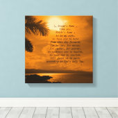 Hochzeit Vows Word Art Picture Leinwanddruck (Insitu (Holzboden))