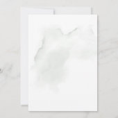 Hochzeit | Waldland Greenery Boho Eucalyptus Invit Einladung (Rückseite)