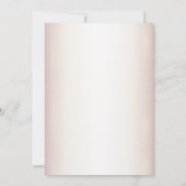 Hochzeit Wasserfarbe Boho Rosa Blume Elegant Save The Date (Rückseite)