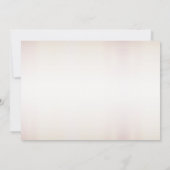 Hochzeit Wasserfarbe Boho Rosa Blume Elegant Save The Date (Rückseite)