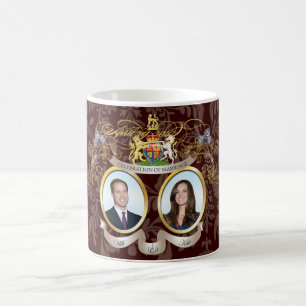 Hochzeit Will & Kate /DIY Farben Kaffeetasse