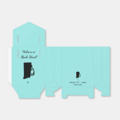 Hochzeit Willkommen auf Rhode Island Gefälligkeits Geschenkschachtel (Ungefaltet)
