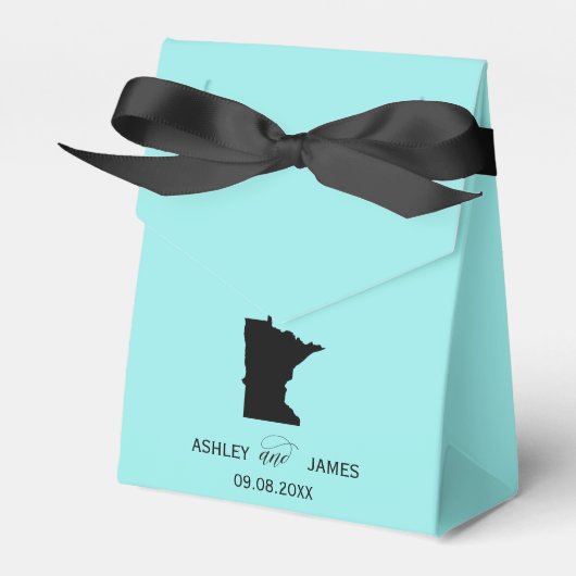 Hochzeit Willkommen bei Minnesota Gefallen Box Sta Geschenkschachtel (Vorderseite)