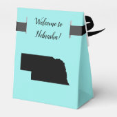 Hochzeit Willkommen bei Nebraska Gefallen Box Staa Geschenkschachtel (Rückseite)