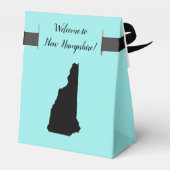 Hochzeit Willkommen in New Hampshire Gefallen Box, Geschenkschachtel (Rückseite)