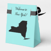 Hochzeit Willkommen in New York Gefallen Box, Staa Geschenkschachtel (Rückseite)