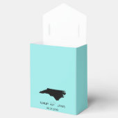 Hochzeit Willkommen in North Carolina Gefallen Box Geschenkschachtel (Geöffnet)