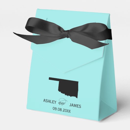 Hochzeit Willkommen in Oklahoma Gevor Box, Staat K Geschenkschachtel (Vorderseite)