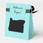 Hochzeit Willkommen in Oregon Gefallen Box, Staat Geschenkschachtel (Rückseite)