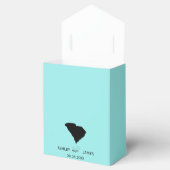 Hochzeit Willkommen in South Carolina Gefälligkeit Geschenkschachtel (Geöffnet)