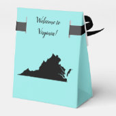 Hochzeit Willkommen in Virginia Gefallen Box mit K Geschenkschachtel (Rückseite)