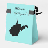Hochzeit Willkommen in West Virginia Gefälligkeits Geschenkschachtel (Rückseite)