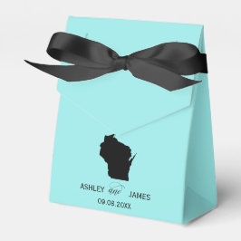 Hochzeit Willkommen in Wisconsin Gefallen Box mit  Geschenkschachtel