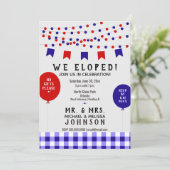 💍 Hochzeit Wir haben gepflückt! Picnic-Party | GR Einladung (Stehend Vorderseite)