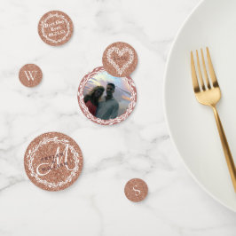 Hochzeit Woodsy Elegante Rose Gold Hinzufügen Ihr  Konfetti