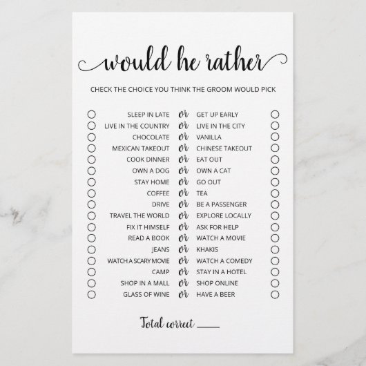 Hochzeit würde er eher bearbeitbares Spiel (Vorderseite)