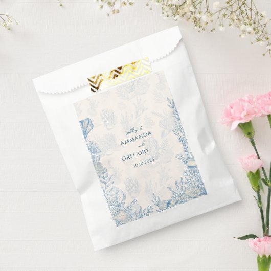 Hochzeit zum Thema Blauer Toiler Ozean Geschenktütchen (Versiegelt)