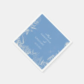 Hochzeit zum Thema Blauer Toiler Ozean Serviette (Ecke)