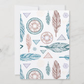 Hochzeit zum Thema der 1970er Jahre Einladung (Rückseite)