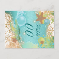 Hochzeit zum Thema Strand "Tischnummer"