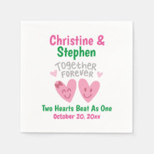 Hochzeit zusammen für immer Cartoon Herzblutgarten