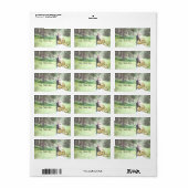 Hochzeitadresse Adressaufkleber (Vorne)