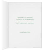 Hochzeitakzeptenkarte Schmetterlingshörer (Innen (Rechts))